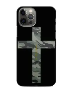 Чехол для iPhone 12 Pro Max с картинкой «Милитари Крест»
