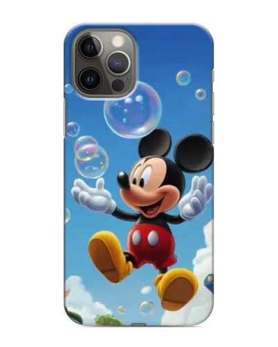 Чехол для iPhone 12 Pro Max с картинкой «Mickey и мыльные пузыри» Чехол для iPhone 12 Pro Max с картинкой «Mickey и мыльные пузыри»