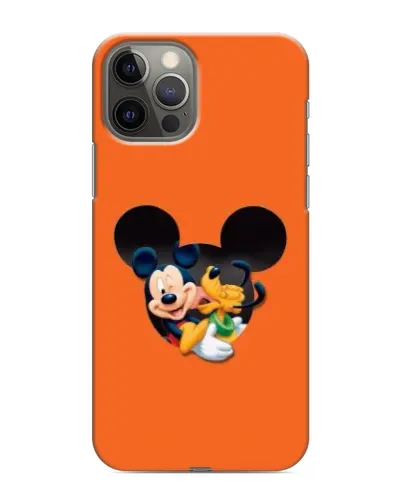 Чехол для iPhone 12 Pro Max с картинкой «Сердце Микки Минни»