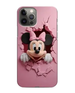 Чехол для iPhone 12 Pro Max с картинкой «Минни сквозь стену»