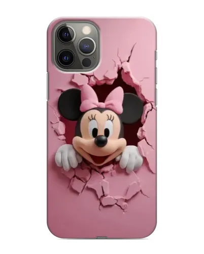 Чехол для iPhone 12 Pro Max с картинкой «Минни сквозь стену» Чехол для iPhone 12 Pro Max с картинкой «Минни сквозь стену»
