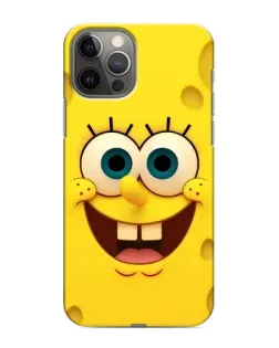 Чехол для iPhone 12 Pro Max с картинкой «Губка Боб улыбка»