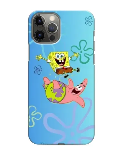 Чехол для iPhone 12 Pro Max с картинкой «Спанч Боб и Патрик»