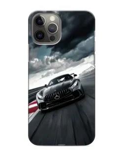 Чехол для iPhone 12 Pro Max с картинкой «Гоночный Mercedes AMG»