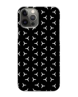 Чохол для iPhone 12 Pro Max з картинкою «Mercedes паттерн зірок»
