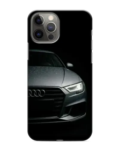 Чехол для iPhone 12 Pro Max с картинкой «Audi — детализация кузова» Чехол для iPhone 12 Pro Max с картинкой «Audi — детализация кузова»