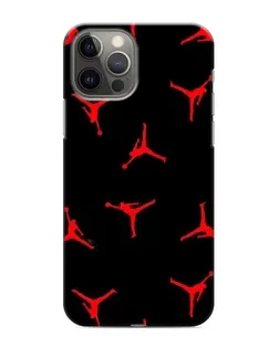 Чохол для iPhone 12 Pro з картинкою «Jordan Red Pattern»