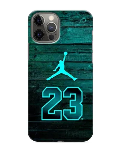 Чохол для iPhone 12 Pro з картинкою «Jordan Cyan 23»