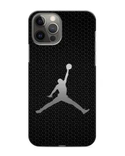 Чохол для iPhone 12 Pro з картинкою «Jordan Dark Carbon»