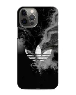 Чехол для iPhone 12 Pro с картинкой «Абстрактный дым Adidas»