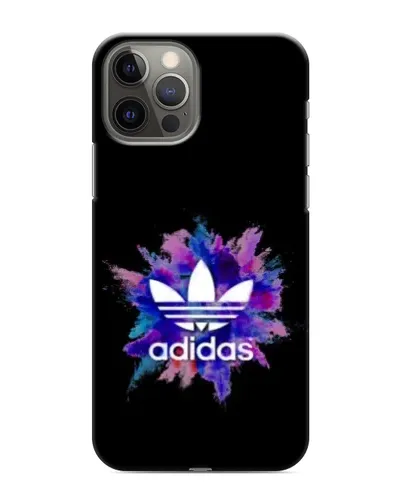 Чехол для iPhone 12 Pro с картинкой «Взрыв красок Adidas»