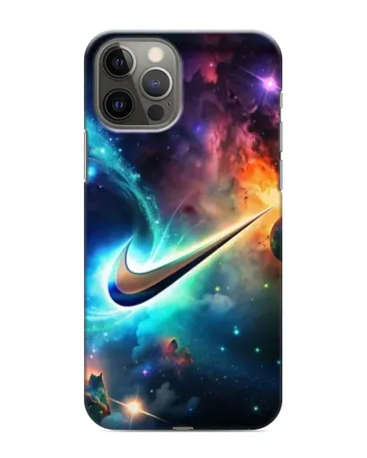 Чохол для iPhone 12 Pro з картинкою «Космічний Nike Swoosh» Чохол для iPhone 12 Pro з картинкою «Космічний Nike Swoosh»