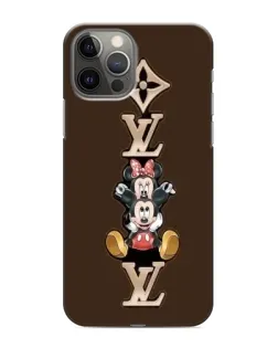 Чехол для iPhone 12 Pro с картинкой «LV и Микки Маус»