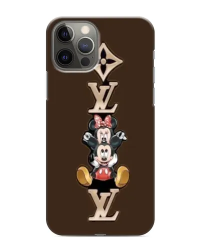 Чехол для iPhone 12 Pro с картинкой «LV и Микки Маус»