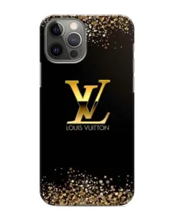 Чехол для iPhone 12 Pro с картинкой «LV — золотые искры»