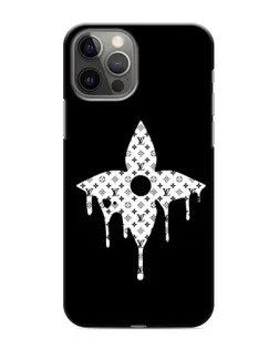 Чехол для iPhone 12 Pro с картинкой «Цветочная монограмма»