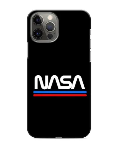 Чохол для iPhone 12 Pro з картинкою «NASA — класика Red Blue» Чохол для iPhone 12 Pro з картинкою «NASA — класика Red Blue»