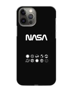 Чохол для iPhone 12 Pro з картинкою «NASA — технічний принт»