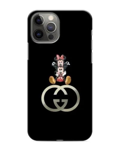 Чохол для iPhone 12 Pro з картинкою «Мінні Маус на лого»