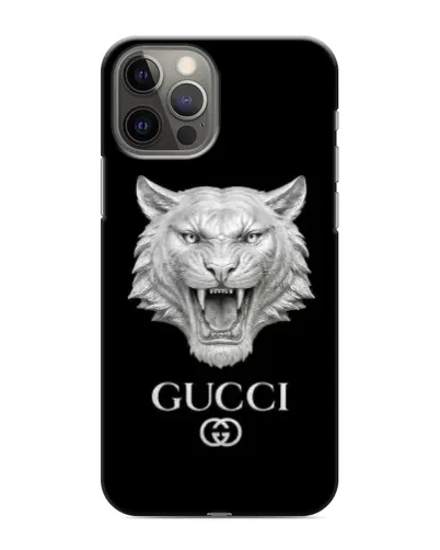 Чохол для iPhone 12 Pro з картинкою «Gucci — срібний лев» Чохол для iPhone 12 Pro з картинкою «Gucci — срібний лев»
