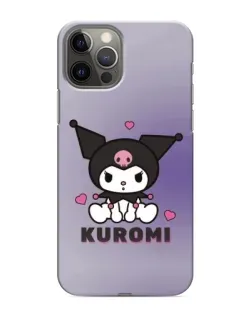 Чохол для iPhone 12 Pro з картинкою «Kuromi — фіолетовий арт»
