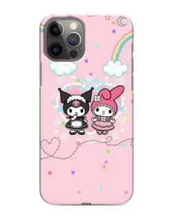Чохол для iPhone 12 Pro з картинкою «My Melody та Kuromi»
