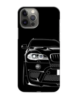 Чохол для iPhone 12 Pro з картинкою «Темний силует BMW»