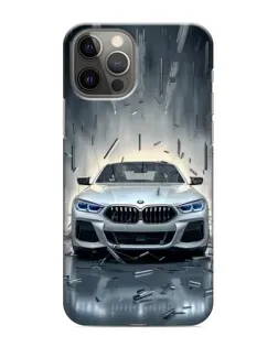 Чохол для iPhone 12 Pro з картинкою «BMW у світлі фар»