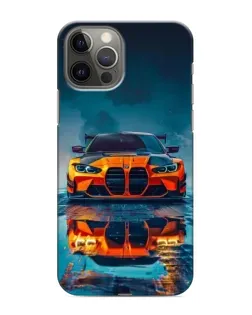 Чохол для iPhone 12 Pro з картинкою «BMW — золота емблема»