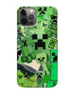Чохол для iPhone 12 Pro з картинкою «Кріпери Minecraft» Чохол для iPhone 12 Pro з картинкою «Кріпери Minecraft»