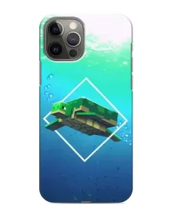 Чохол для iPhone 12 Pro з картинкою «Черепаха Minecraft»
