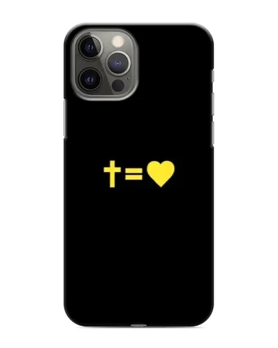 Чохол для iPhone 12 Pro з картинкою «Серце та Хрест» Чохол для iPhone 12 Pro з картинкою «Серце та Хрест»