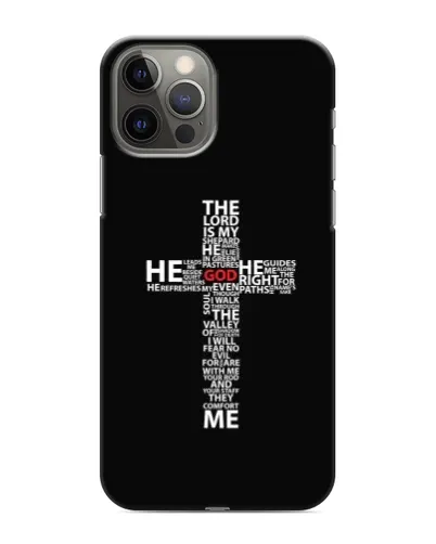 Чохол для iPhone 12 Pro з картинкою «Текстовий хрест» Чохол для iPhone 12 Pro з картинкою «Текстовий хрест»