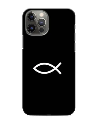 Чохол для iPhone 12 Pro з картинкою «Символ риби Jesus» Чохол для iPhone 12 Pro з картинкою «Символ риби Jesus»