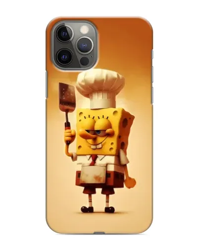 Чохол для iPhone 12 Pro з картинкою «Губка Боб кухар»