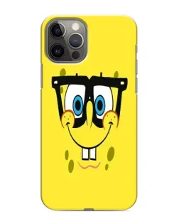 Чохол для iPhone 12 Pro з картинкою «Мінімалістичний Спанч Боб»