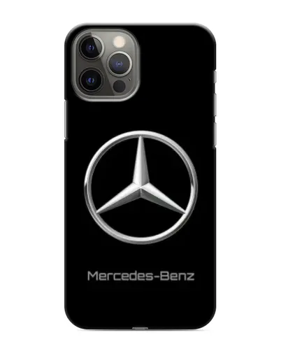 Чохол для iPhone 12 Pro з картинкою «Mercedes Silver Logo»