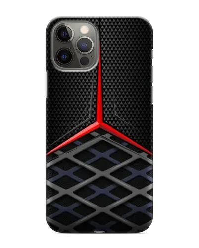Чохол для iPhone 12 Pro з картинкою «Mercedes Carbon Grid»