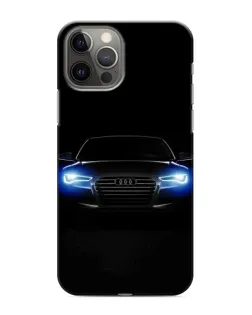 Чохол для iPhone 12 Pro з картинкою «Audi в неоні»