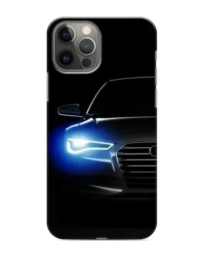 Чохол для iPhone 12 Pro з картинкою «Неоновий погляд Audi»