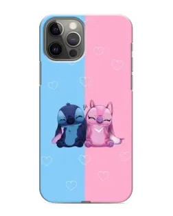Чехол для iPhone 12 Pro с картинкой «Stitch и Angel Love»