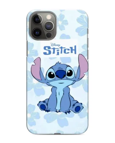 Чехол для iPhone 12 Pro с картинкой «Stitch среди цветов»