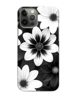 Чохол для iPhone 12 Pro з картинкою «Монохромні айстри»