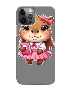 Чохол для iPhone 12 Pro з картинкою «Дівчинка капібара»