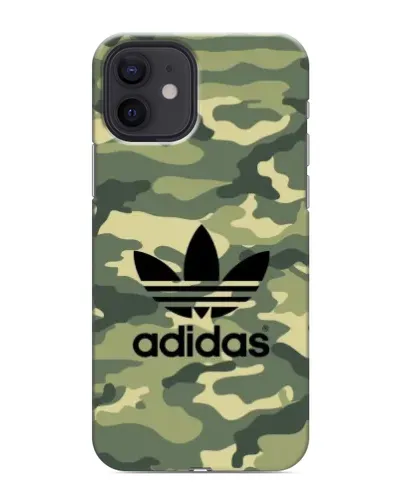 Чохол для iPhone 12 з картинкою «Мілітарі стиль Adidas»