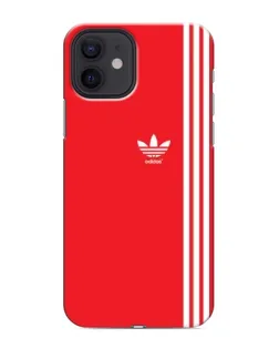Чохол для iPhone 12 з картинкою «Червоний мінімалізм Adidas»
