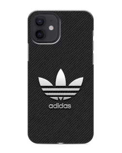 Чохол для iPhone 12 з картинкою «Adidas Карбонова текстура»
