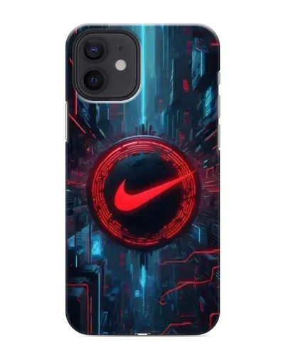 Чохол для iPhone 12 з картинкою «Техногенний стиль Nike»