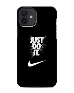 Чохол для iPhone 12 з картинкою «Текстовий принт Nike»
