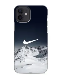 Чохол для iPhone 12 з картинкою «Nike — зимові гори»